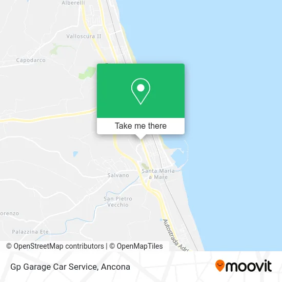 Gp Garage Car Service map