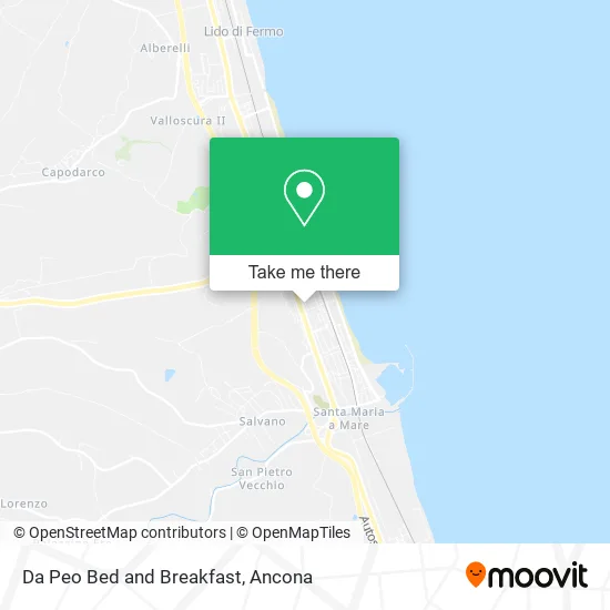 Da Peo Bed and Breakfast map