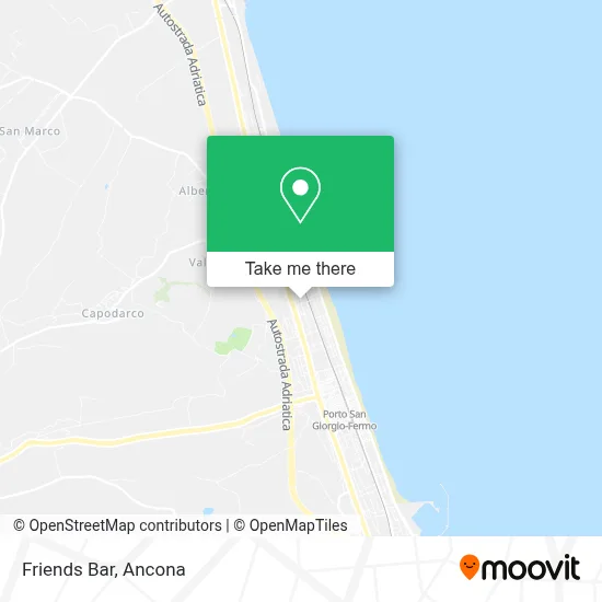 Friends Bar map