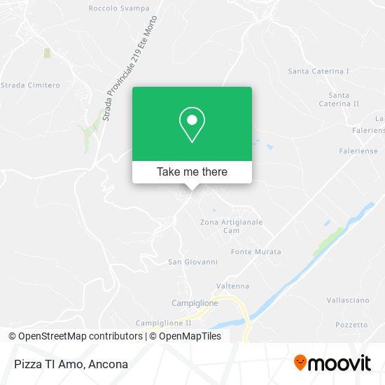 Pizza TI Amo map