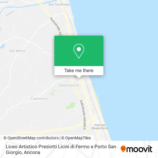 Liceo Artistico Preziotti Licini di Fermo e Porto San Giorgio map