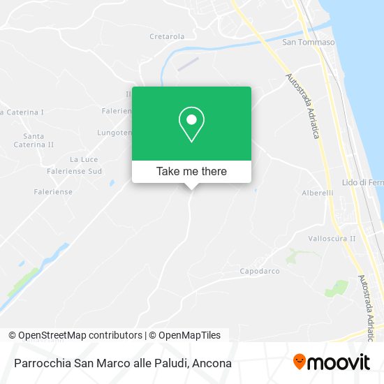 Parrocchia San Marco alle Paludi map