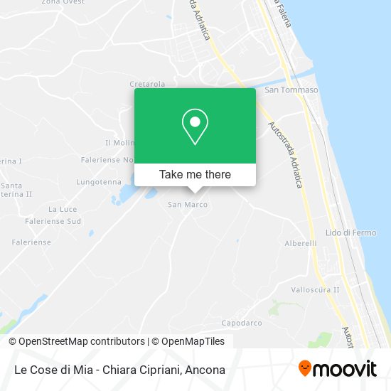 Le Cose di Mia - Chiara Cipriani map