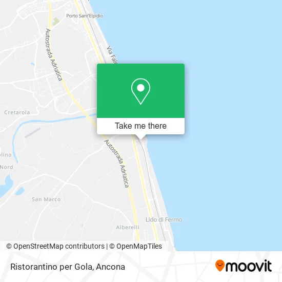 Small Restaurant for Throat map