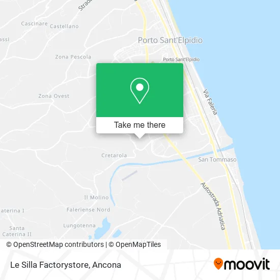 Le Silla Factorystore map