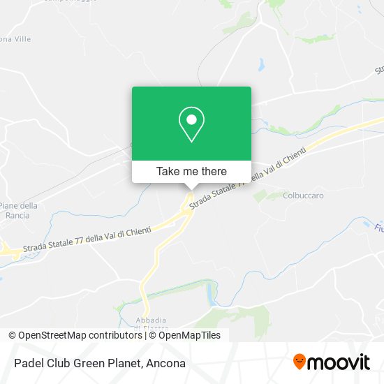 Padel Club Green Planet map