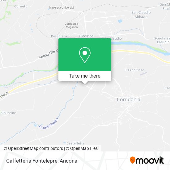 Caffetteria Fontelepre map