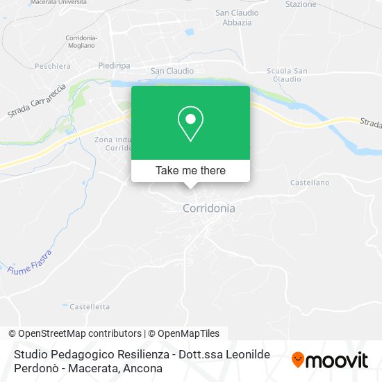 Studio Pedagogico Resilienza - Dott.ssa Leonilde Perdonò - Macerata map