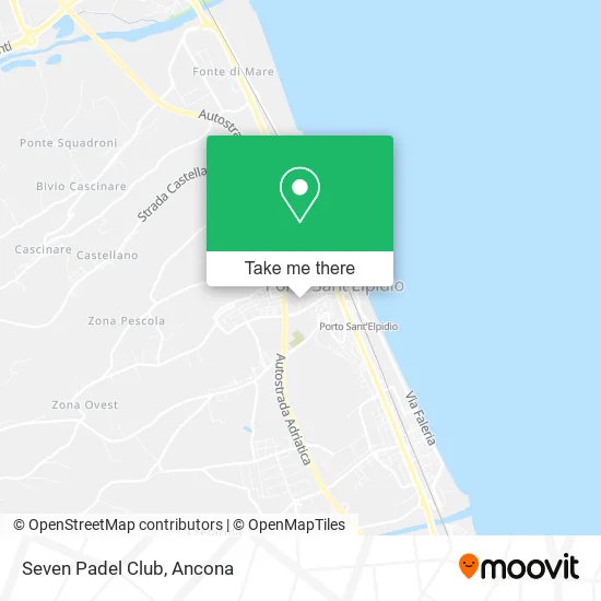 Seven Padel Club map