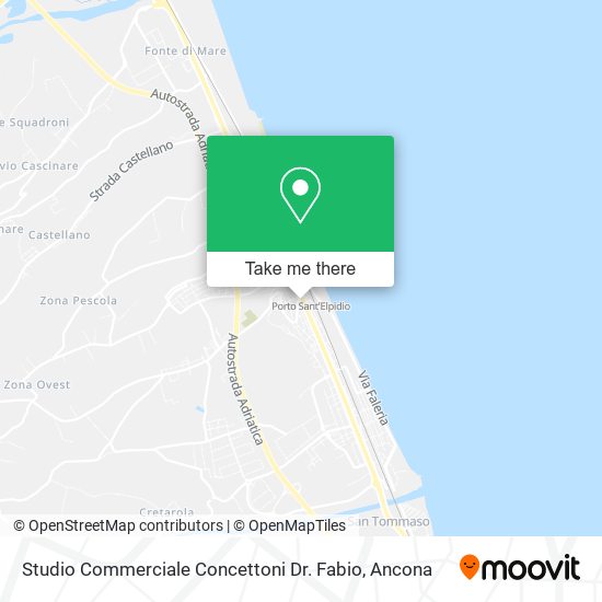 Studio Commerciale Concettoni Dr. Fabio map