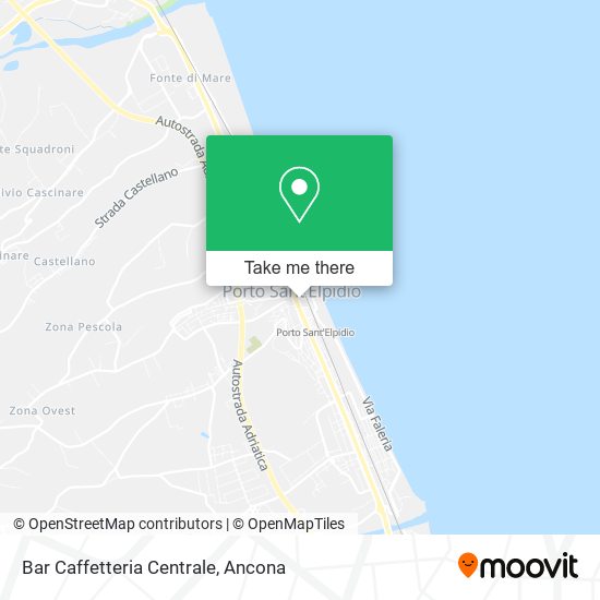 Bar Caffetteria Centrale map