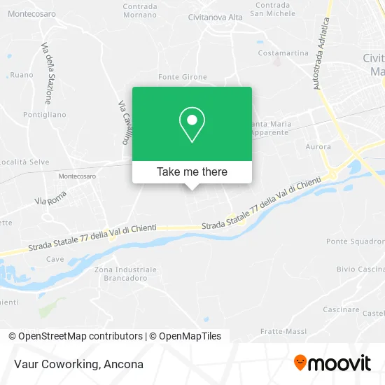 Vaur Coworking map