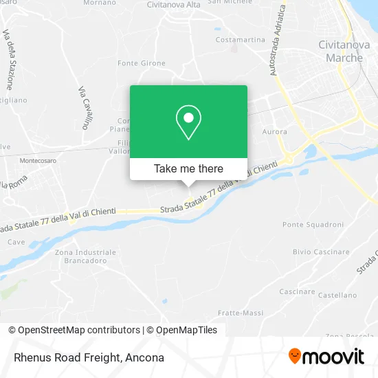 Rhenus Road Freight map