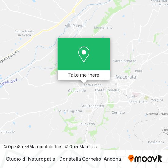 Studio di Naturopatia - Donatella Cornelio map