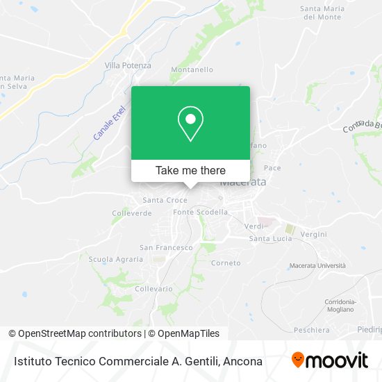 Istituto Tecnico Commerciale A. Gentili map