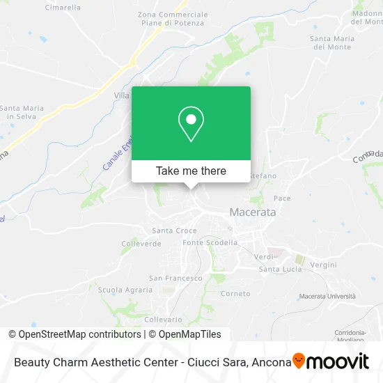 Beauty Charm Aesthetic Center - Ciucci Sara map