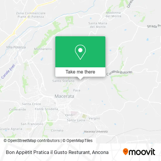 Bon Appètit Pratica il Gusto Resturant map