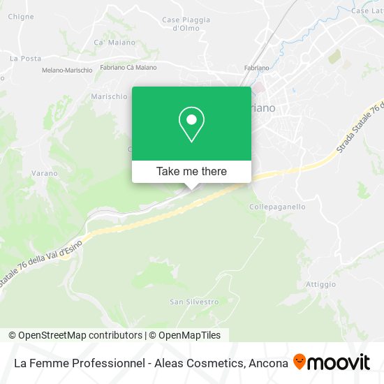 La Femme Professionnel - Aleas Cosmetics map