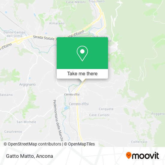 Gatto Matto map