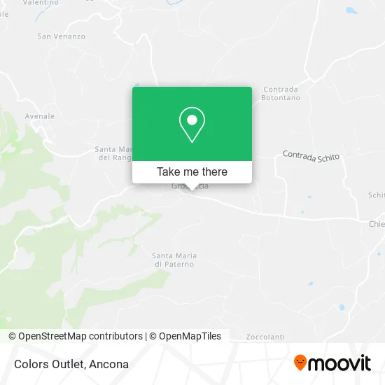 Colors Outlet map