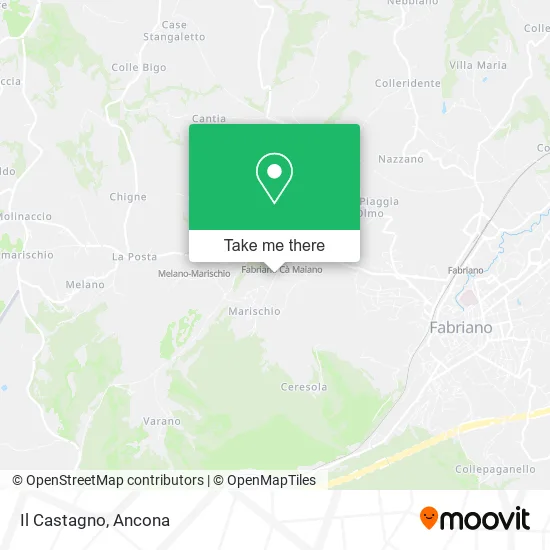 Il Castagno map