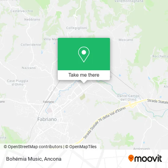 Bohémia Music map
