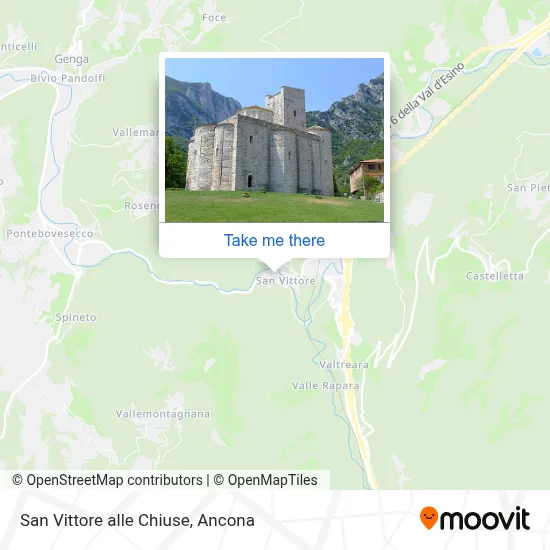 San Vittore alle Chiuse map