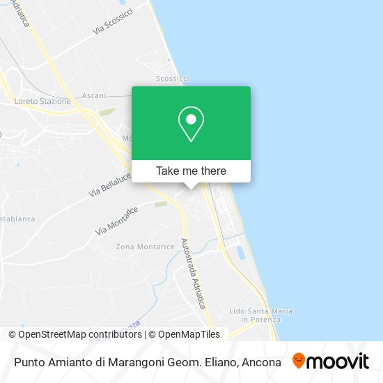 Punto Amianto di Marangoni Geom. Eliano map