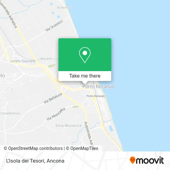 L'Isola dei Tesori map