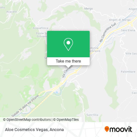 Aloe Cosmetics Vegas map