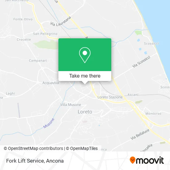 Fork Lift Service map