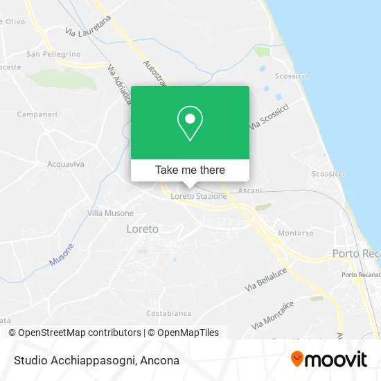 Studio Acchiappasogni map