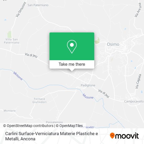 Carlini Surface-Verniciatura Materie Plastiche e Metalli map