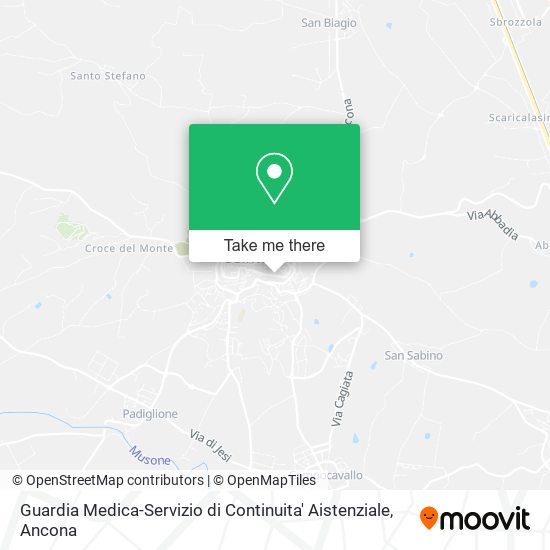 Guardia Medica-Servizio di Continuita' Aistenziale map