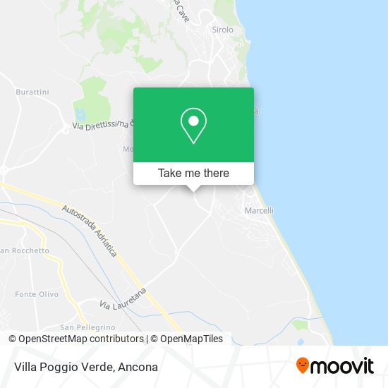 Villa Poggio Verde map