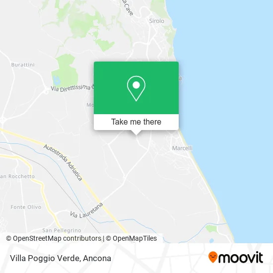 Poggio Verde Villa map