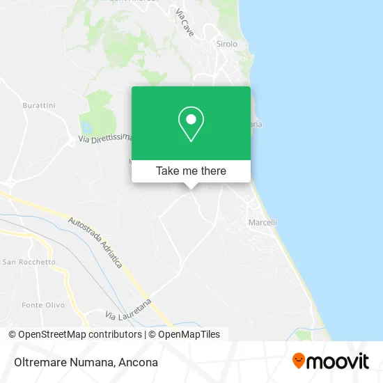 Oltremare Numana map