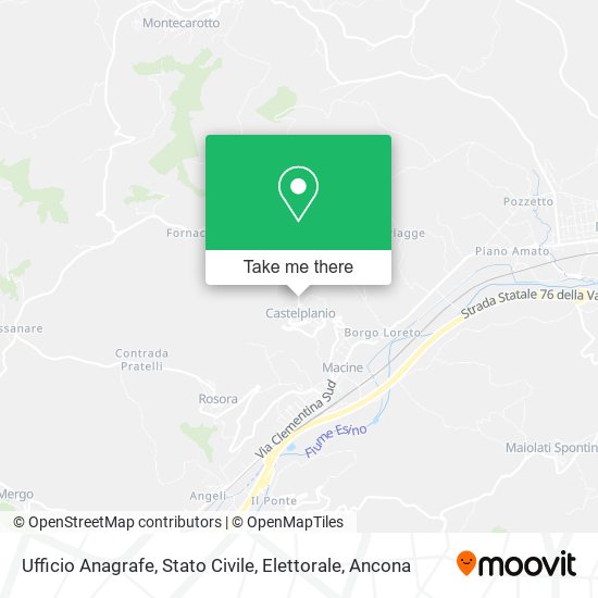 Ufficio Anagrafe, Stato Civile, Elettorale map