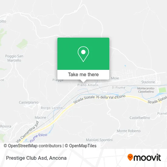Prestige Club Asd map