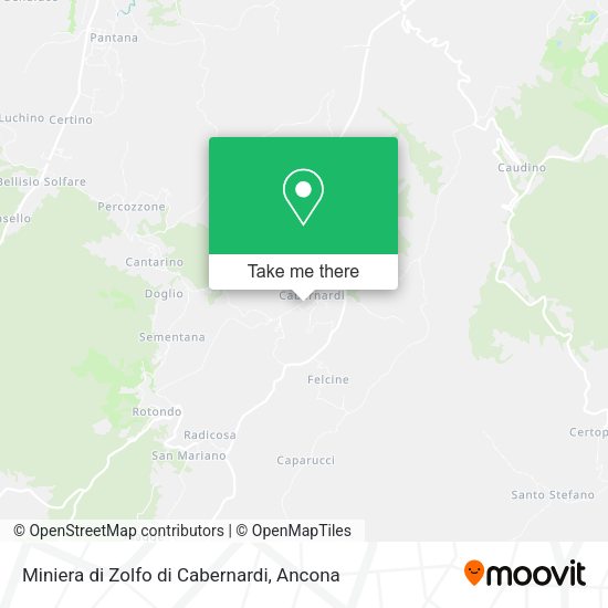 Miniera di Zolfo di Cabernardi map