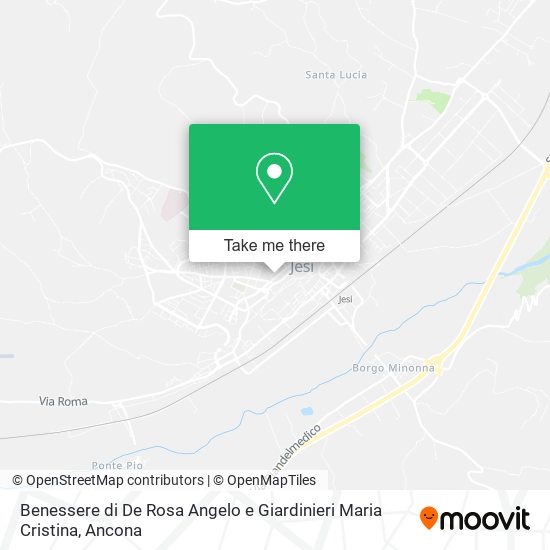 Benessere di De Rosa Angelo e Giardinieri Maria Cristina map