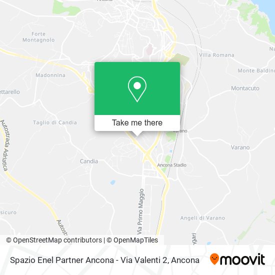 Spazio Enel Partner Ancona - Via Valenti 2 map