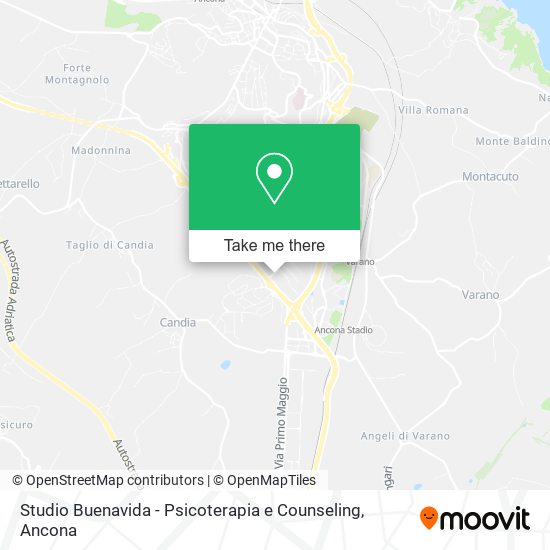 Studio Buenavida - Psicoterapia e Counseling map