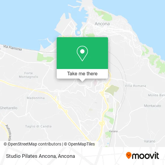 Studio Pilates Ancona map