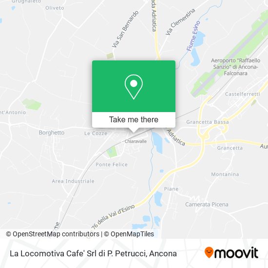 La Locomotiva Cafe' Srl di P. Petrucci map