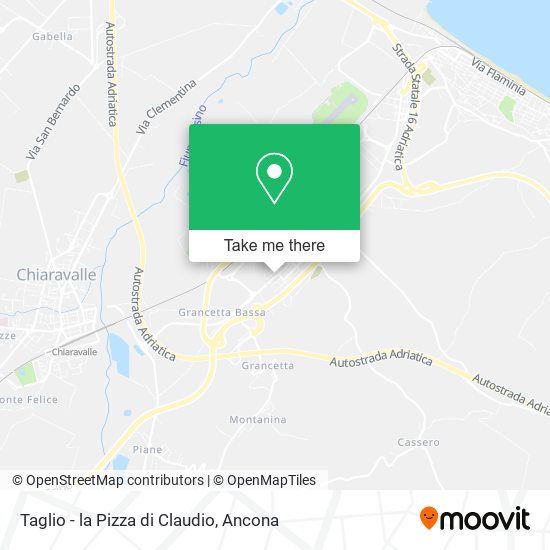 Taglio - la Pizza di Claudio map