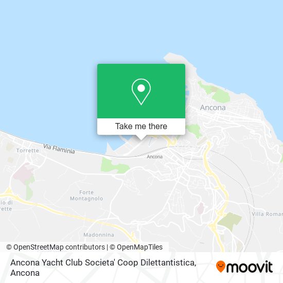 Ancona Yacht Club Societa' Coop Dilettantistica map