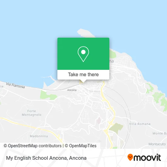 My English School Ancona map
