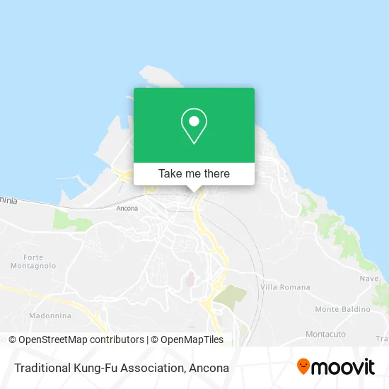 Traditional Kung-Fu Association map