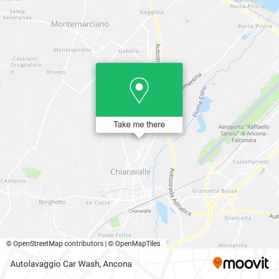 Autolavaggio Car Wash map